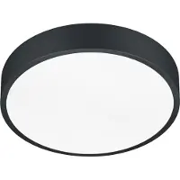 TRIO Waco LED kattovalaisin 30cm 28W 2300+3000+4000K mattamusta