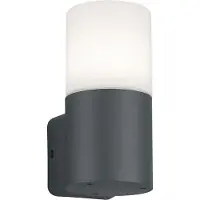 TRIO Lighting Ulkoseinävalaisin Hoosic, himmennettävä, Musta, Alumiini, Moderni