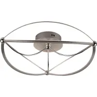 TRIO Charivari LED kattovalaisin 42W 3000K 62cm harjattu teräs