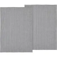 Södahl Viskestykke Line 2 Stk - Grey - 50X70CM x 70