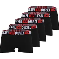 Diesel Bokserishortsit 'Damien' punainen / musta / valkoinen