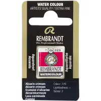 Rembrandt akvarelli 326 Alizarin Crimson - 1/2 nappi