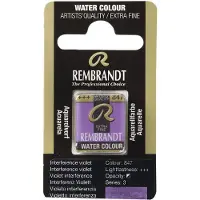 Taidepiste Rembrandt akvarelli 847 Interference Violet - 1/2 nappi