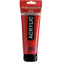 Amsterdam Standard Series akryl-rör transparent röd medium 317