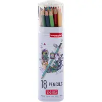 Bruynzeel Colored Pencils Tin 12 And 6 Free