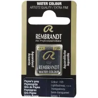 Taidepiste Rembrandt akvarelli 708 Paynes Grey - 1/2 nappi