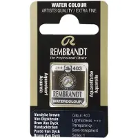 Taidepiste Rembrandt akvarelli 403 Vandyke Brown - 1/2 nappi