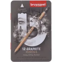 Bruynzeel Expression Graphite Pencils Tin 12