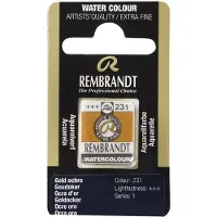 Taidepiste Rembrandt akvarelli 231 Gold Ochre - 1/2 nappi