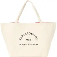 Karl Lagerfeld Ostoskassi 'Rue St-Guillaume' beige / musta