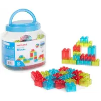 Miniland Läpikuultavat Lohkot 55 Yksiköt