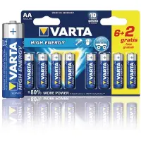 Varta Korkeaenerginen 6+2