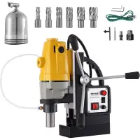 Vevor 1100 W magneettiporapuristin 12000 N magneettivoima 6 kpl HSS rengasteräillä