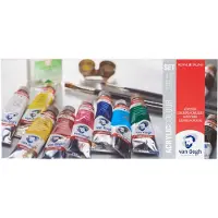 Royal Talens Van Gogh akryylivärit 10x40ml + tarvikkeet
