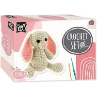Creative Craft Group Craft ID - Crochet kit bunny, 12x9x12cm - (K-CR1702/GE)