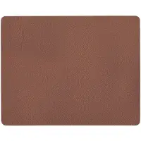 Aida - Quadro Pöytätabletti Kierrätettyä nahkaa 43x35 cm Ruskea