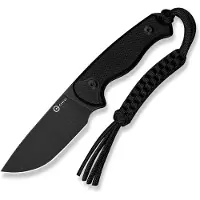 CIVIVI Timberbark C23094-1 Blackwash 14C28N, Black G10, fixed knife