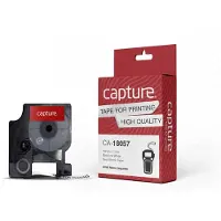 Capture Tallennustarra 19 mm x 1,5 m musta valkoisella pohjalla, CA-18057