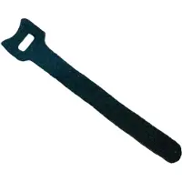 Lanview Velcro strap black 16 x 210 mm 100 pcs package (W125938332)