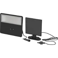 Eglo Panettieri Solar Wall 1500LM with Sensor Black/White