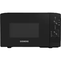 Siemens iQ300 FF020LMB2, Pöytämalli, Solo-mikroaaltouuni, 20 L, 800 W, Rotaatio, Musta