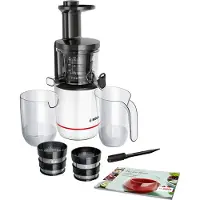 Bosch VitaExtract MESM500W -mehupuristin, 150 Wattia, 1 litra, Musta/Valkoinen