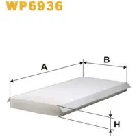 WIX FILTERS Suodatin, sisäilma WP6936