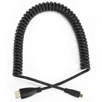 Caruba HDMI A - MicroHDMI Coiled up to 1m