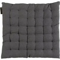 Linum Pepper Seat Cushion - Grey - 40X40X3CM