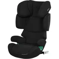 Cybex Solution X i-Fix Turvaistuin + 3-in-1 Auton Istuinsuoja, Pure Black