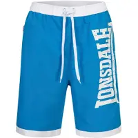 Lonsdale Uimashortsit 'Clennell' sininen / valkoinen