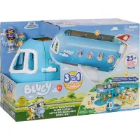 Bluey (Tuuri) Lelusetti M. Ääni - muunnettavissa Lentokone -3-in - - OneSize - Lelut