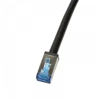 Logilink kat.6a S/FTP 40.0m czarny pozłacane końc&oacute;wki