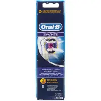 Oral-B Hammasharja Braun EB18-2 3D Valkoinen sähköhammasharjan päät