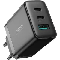 JOYROOM JR-TCF10 2x USB-C USB-A 32W Fast Charger - black