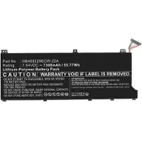 CoreParts Battery 55.77Wh Li-Polymer 7.64V 7300mAh Black (W128436664)