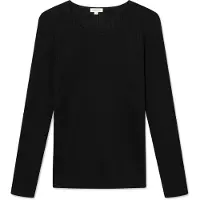 STUDIO FEDER Gertrud Pointelle Blouse - Black - XS
