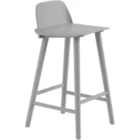 Muuto Nerd baarituoli, 65 cm, harmaa