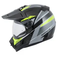 Nishua Enduro Carbon Evo Enduro Kypärä Carbon/Musta/Neonkeltainen unisex, size XS