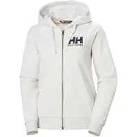 Helly Hansen W Hh Logo Full Zip Hoodie 2.0 - White - S