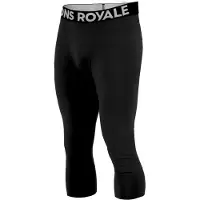 Mons Royale Merino Cascade Flex 3/4 Legging Kerrastohousut black Koko XS