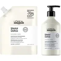 L'Oréal Serie Expert Metal Detox syväpuhdistava shampoo värjätyille ja vaurioituneille hiuksille 500 ml
