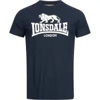 Lonsdale Paita 'St. Erney' laivastonsininen / valkoinen
