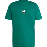 Adidas M L Pizza Tee - Green - M