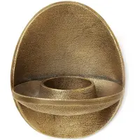 Ferm Living Agapé tuikkukuppi seinä Brass finish