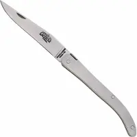 Laguiole 109SAT Ghion Stainless Steel Handle, Brass Liners, gentleman's knife