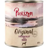 Purizon 24x800g Original Adult kanafilee & ankka koiran märkäruoka