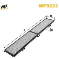 WIX FILTERS Suodatin, sisäilma WP9233