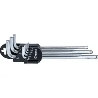 Condor werkzeug Kuusiokoloavain C1121Z; 1/16''- 3/8''; 9 kpl.