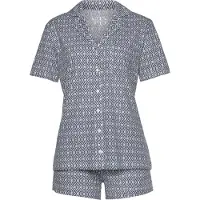 Vivance Pyjamashortsit 'Dreams' harmaa / valkoinen